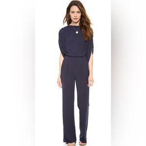 Diane von Furstenberg Lucy Jumpsuit, Bright Ink, Size 0